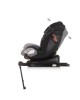 Chipolino Carseat I-Size ISOfix 360 Tourino Obsidian (40-150cm)