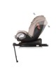 Chipolino Carseat I-Size ISOfix 360 Tourino Macadamia (40-150cm)