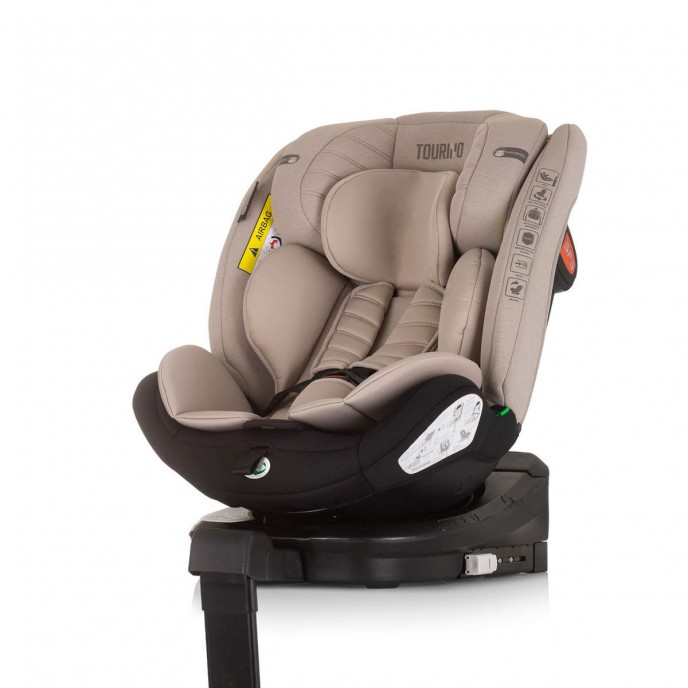 Chipolino Carseat I-Size ISOfix 360 Tourino Macadamia (40-150cm)