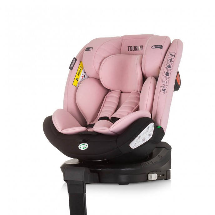 Chipolino Carseat I-Size ISOfix 360 Tourino Flamingo (40-150cm)