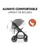 Hauck Stroller Uptown Melange Grey