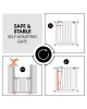 Hauck Gate Clear Step Autoclose 2 White