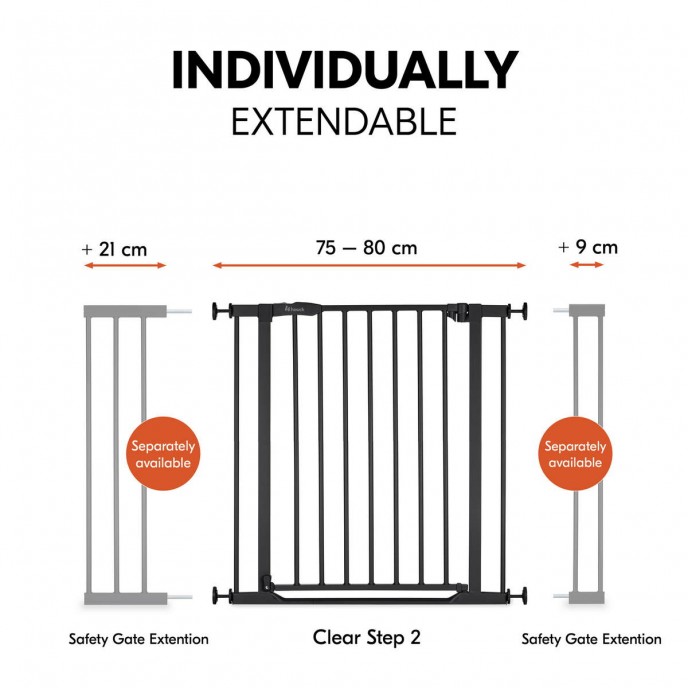 Hauck Gate Clear Step 2 Black