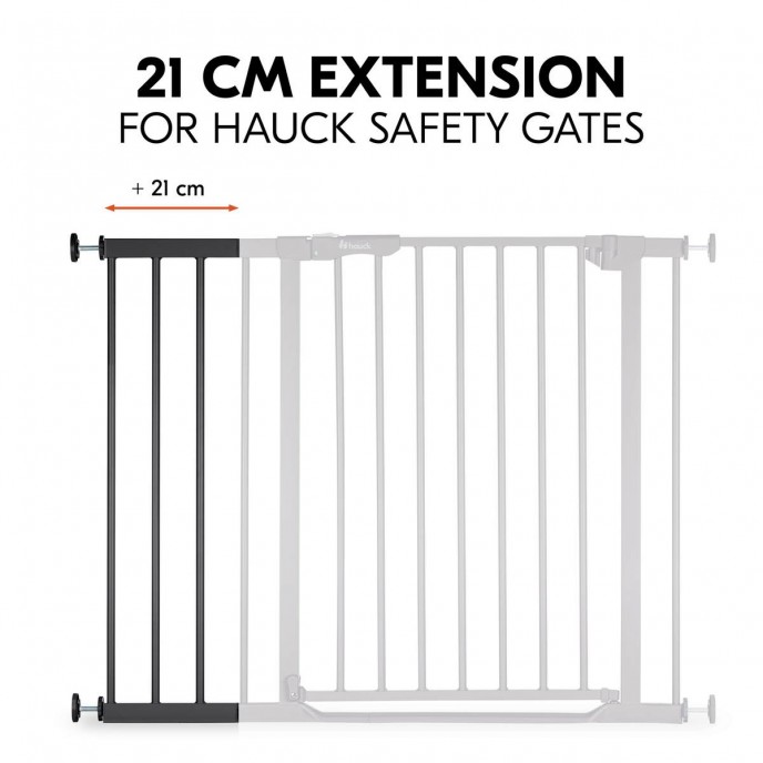 Hauck Gate Extension 21cm Black