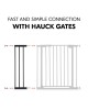 Hauck Gate Extension 21cm Black