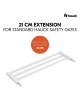 Hauck Gate Extension 21cm White