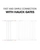 Hauck Gate Extension 21cm White