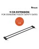 Hauck Gate Extension 9cm Black