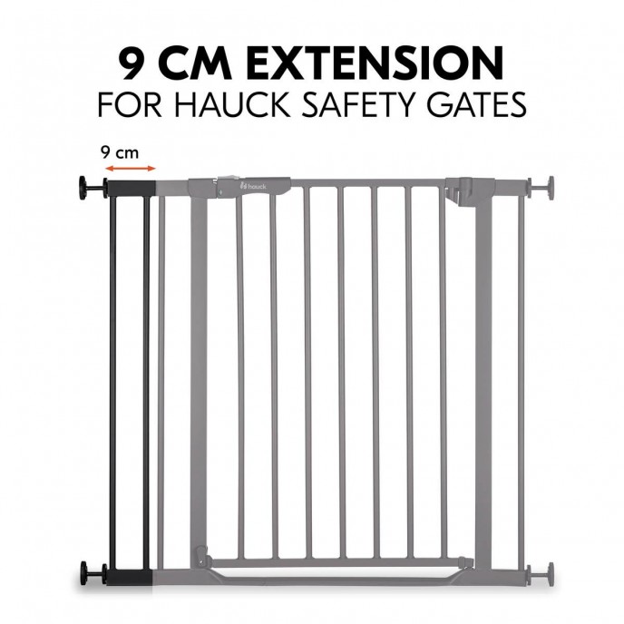 Hauck Gate Extension 9cm Black