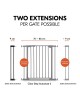 Hauck Gate Extension 9cm Black