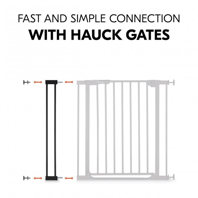 Hauck Gate Extension 9cm Black