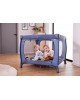 Hauck Travel Cot Sleep n Play Square Set Dark Blue