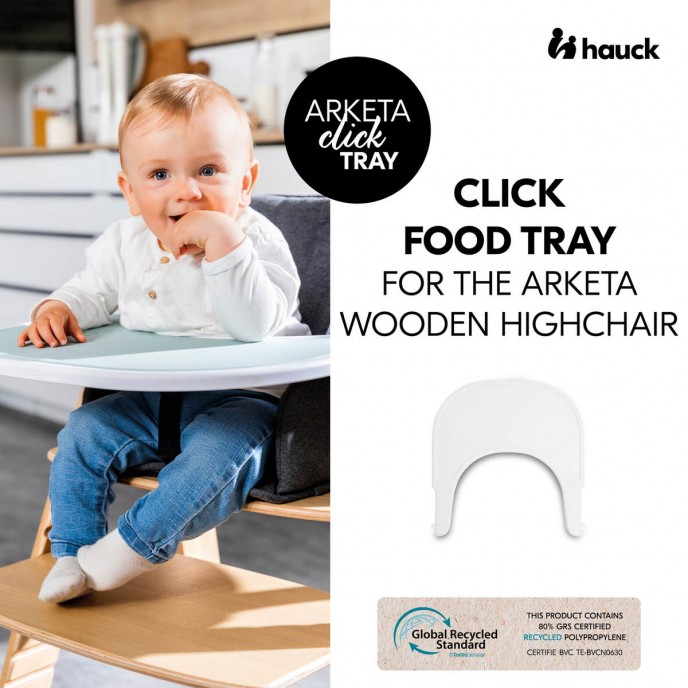 Hauck Highchair Click Tray for Arketa White