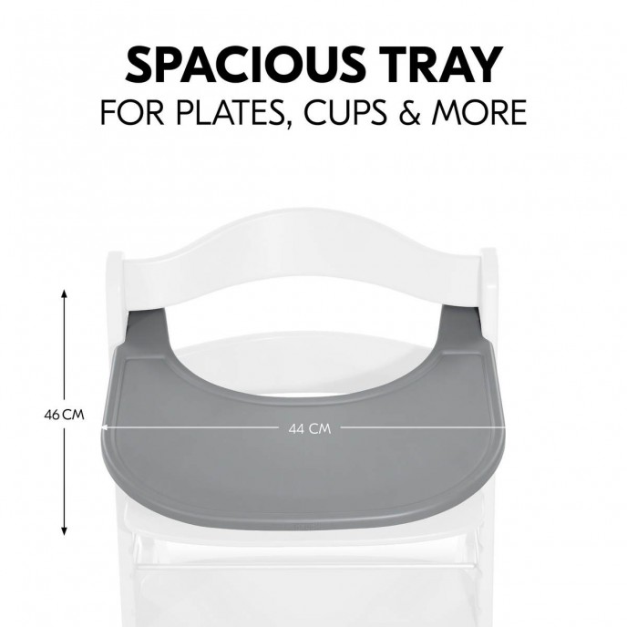 Hauck Highchair Click Tray Grey for Alpha and Beta