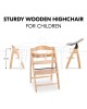 Hauck Arketa Wooden Highchair Beech (up to 130kg)