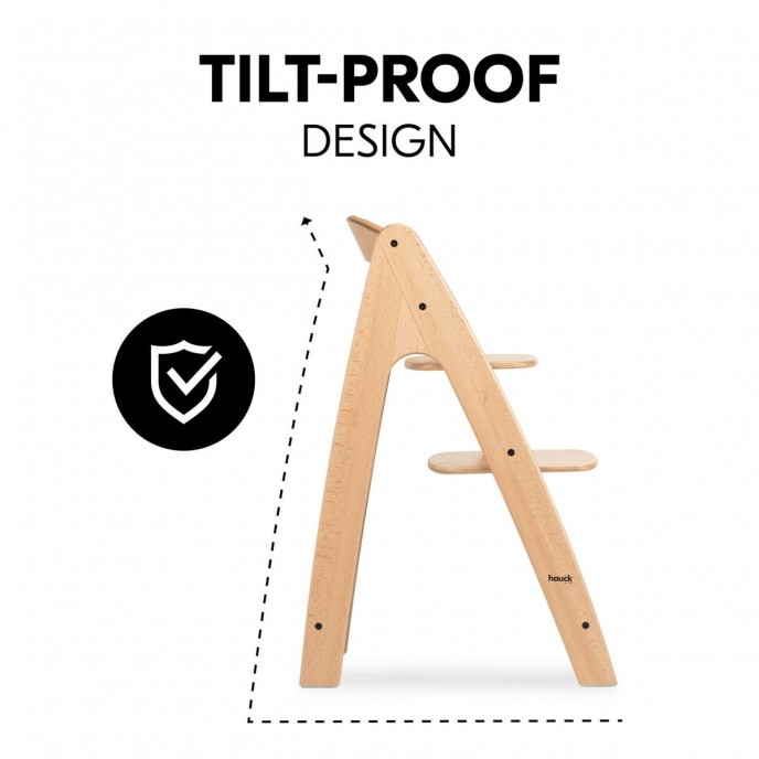 Hauck Arketa Wooden Highchair Beech (up to 130kg)