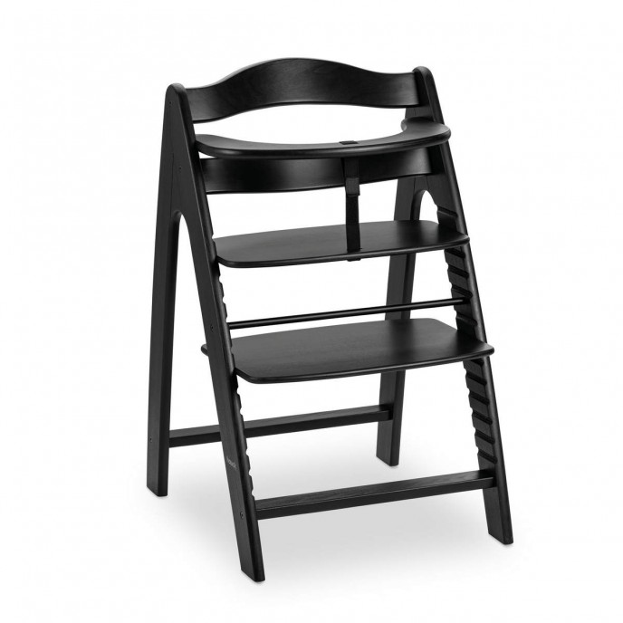 Hauck Arketa Wooden Highchair Beech Black Washed (up to 130kg)