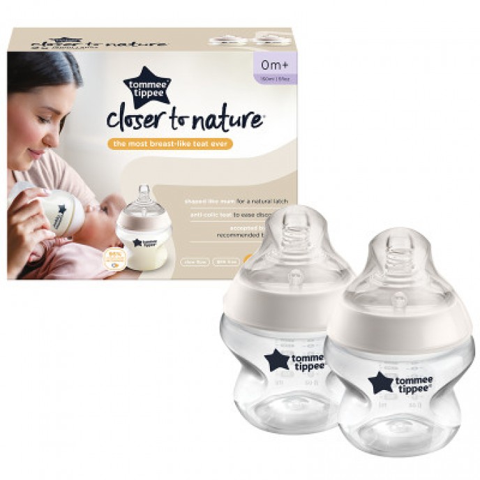 Tommee Tippee Bottle 150ml Twin Pack