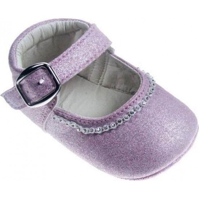 Soft Touch Sparkle Diamante Shoes Pink