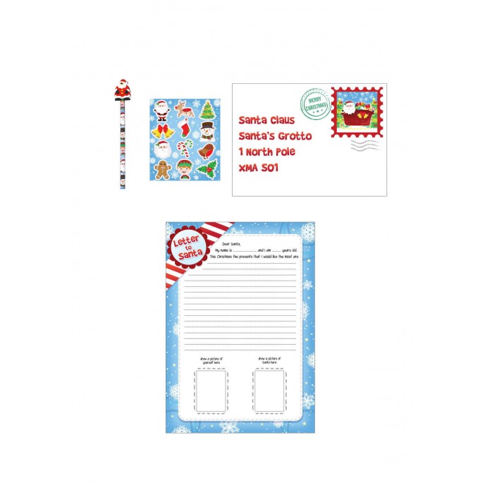 Christmas Letter to Santa 5pc