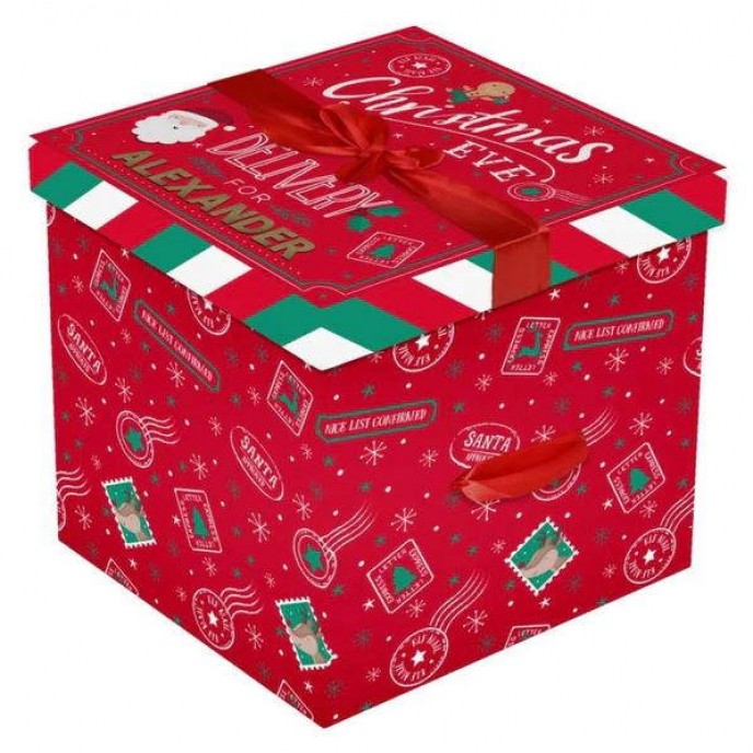 Christmas Eve Gift Box Square