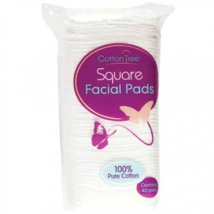 Cotton Tree Cotton Wool Square Pads