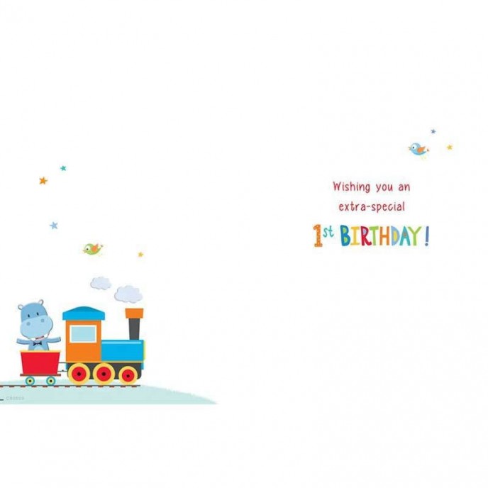 Card Birthday 1 Today Train