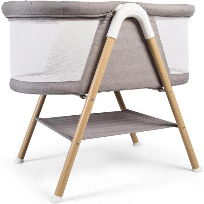 Red Kite Bedside Crib Snooze Grey