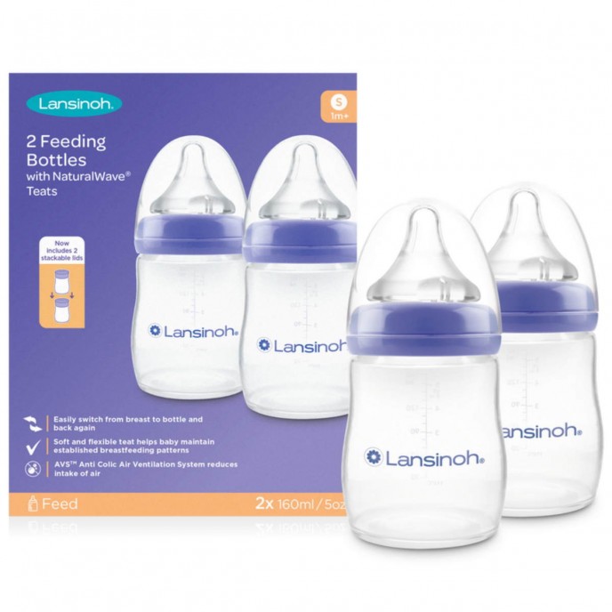 Lansinoh Bottles 160ml 2pk