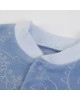 Babygrow Organic Velour Blue Dino 0m