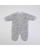 Babygrow Velour Grey Elephant 1m