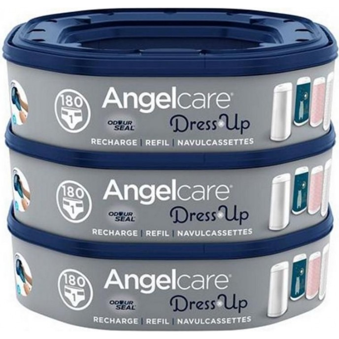 Angelcare Nappy Bin Refills for Dress Up Octagonal