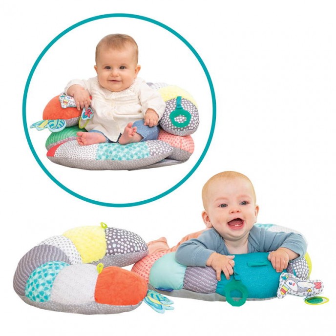 Infantino 2 in 1 Tummy Time & Seated Support