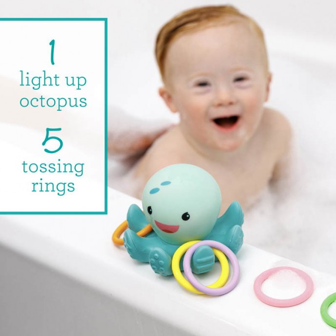 Infantino Light Up Octopus Ring Catcher