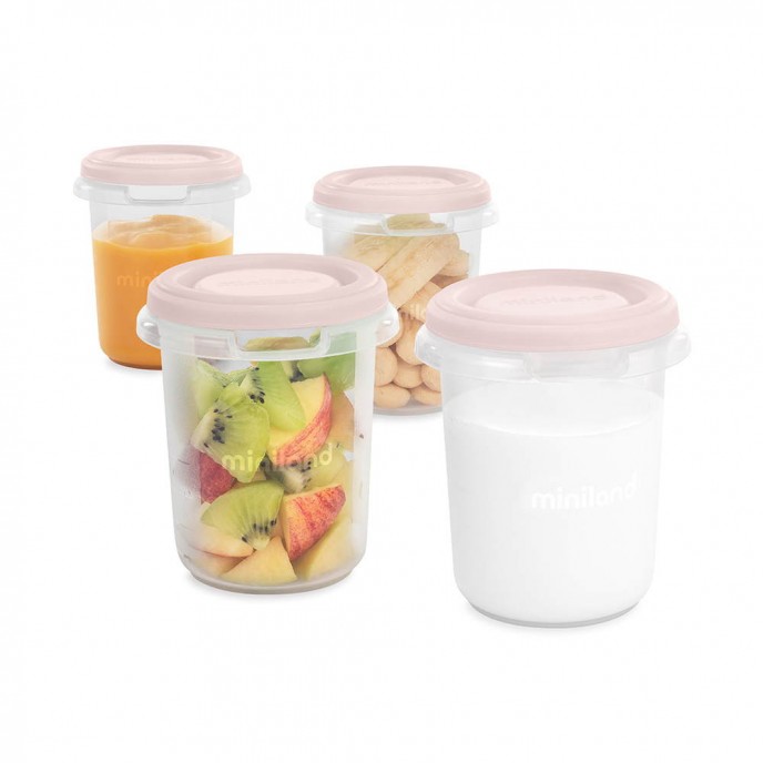 Miniland Storage Pots 4pc Candy