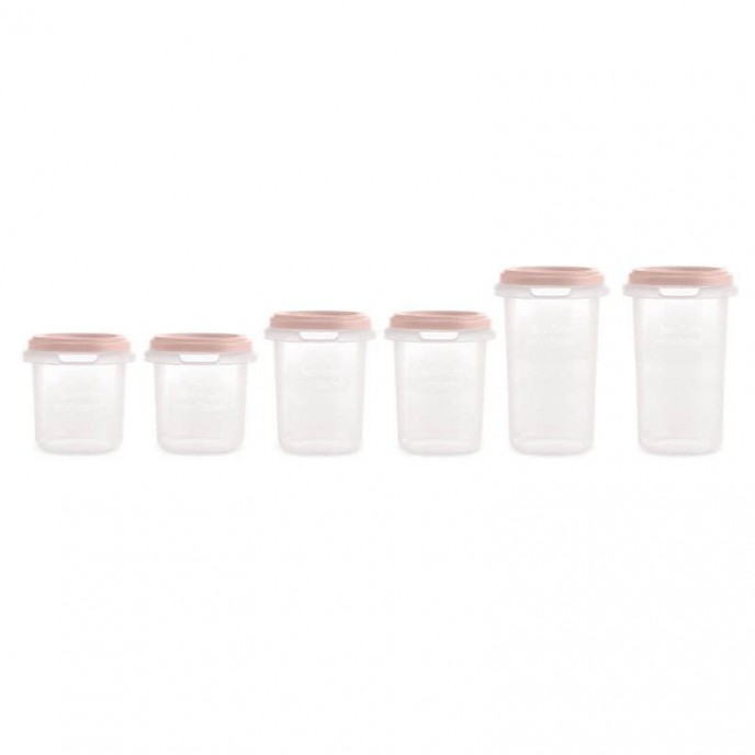 Miniland Storage Pots 6pc Candy