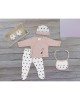 Interbaby Gift Set 5pc Love You Pink