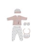 Interbaby Gift Set 5pc Love You Pink