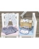 Interbaby Gift Set 5pc Love You Grey