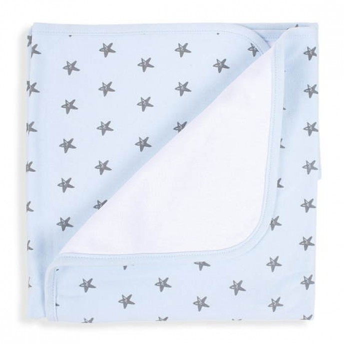 Interbaby Blanket Star Blue