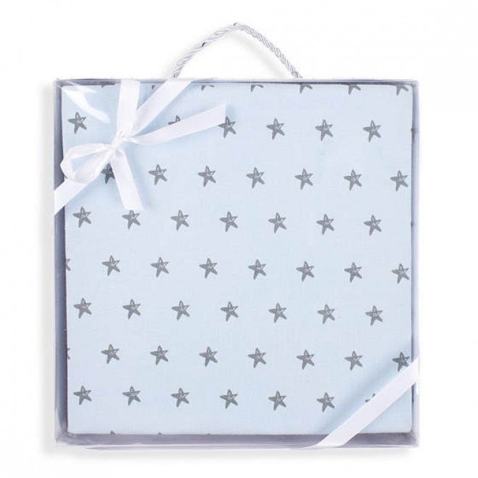 Interbaby Blanket Star Blue