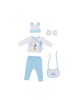 Interbaby Gift Set 5pc Mickey Blue Sheep