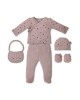 Interbaby Gift Set 5pc Sun Stars Pink