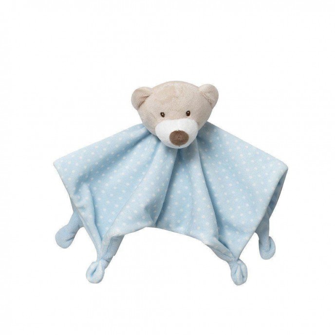 Interbaby Doudou Comforter Bear Blue