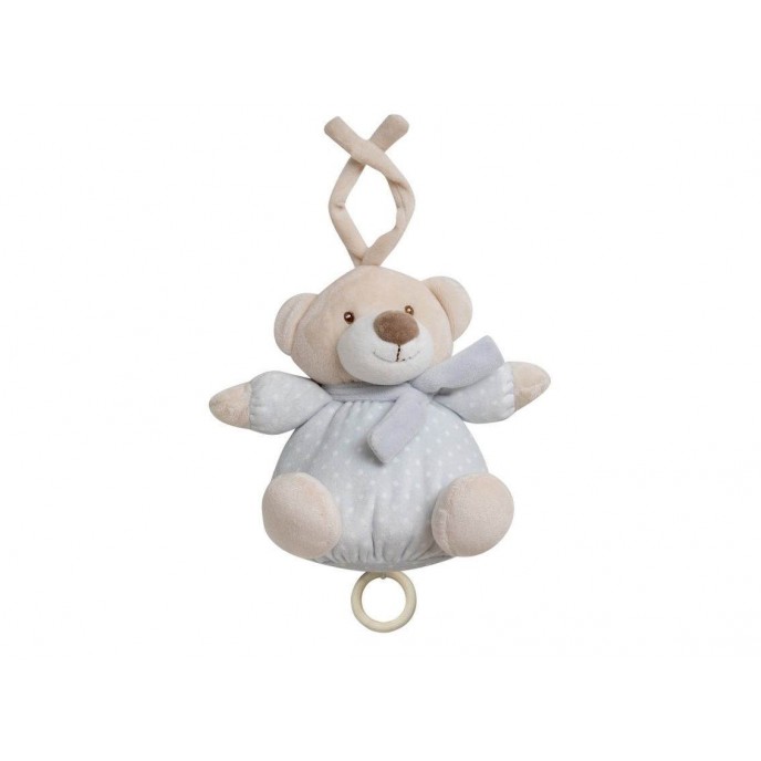 Interbaby Musical Plush Bear Grey