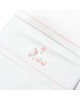 Interbaby Cot Sheets Set Cotton Giraffe Pink