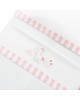 Interbaby Cot Sheets Set Cotton Unicorn Pink