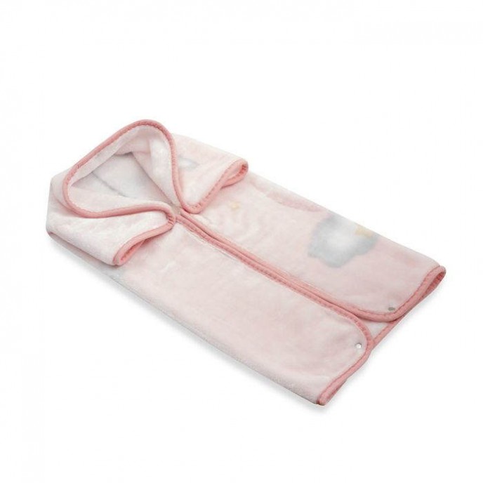 Interbaby Blanket and Sleeping Bag Bear Pink