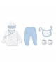 Interbaby Gift Set 5pc Bear Blue