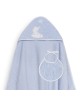 Interbaby Hooded Towel Elephant Blue